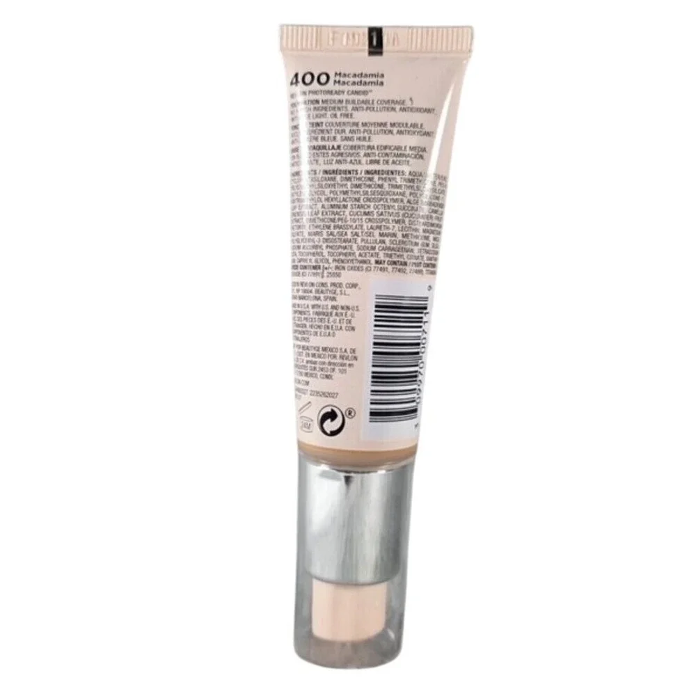 Revlon PhotoReady Candid Foundation‎ 400 Macadamia 0.75oz Natural Finish New